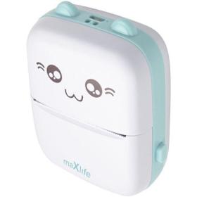 OEM0200503 Maxlife Bluetooth thermal printer MXTP-100 blue T00061961