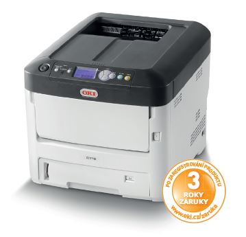 OKI C712dn - Tiskárna - barva - Duplex - LED - A4 - 1200 x 600 dpi - až 36 stran/min. (mono) / až 3 46551102