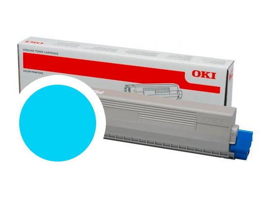 OKI Cyan toner do C824/C834/C844 (5 000 stran) 47095703