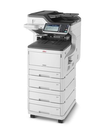 OKI MC883dnv farebne A3 MFP, DUPLEX, HDD, SCAN, COPY, FAX, NET/wifi, 2x zasobnik, kabinet 9006109