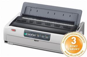 OKI Microline 5721eco - Tiskárna - monochromní - jehličková - A3 - 9 pin - až 700 znaků/s - paralel 44210005