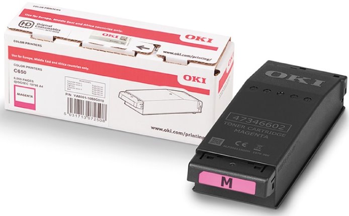 OKI originál toner 09006128, magenta, 6000str., OKI C650, C650dn, O