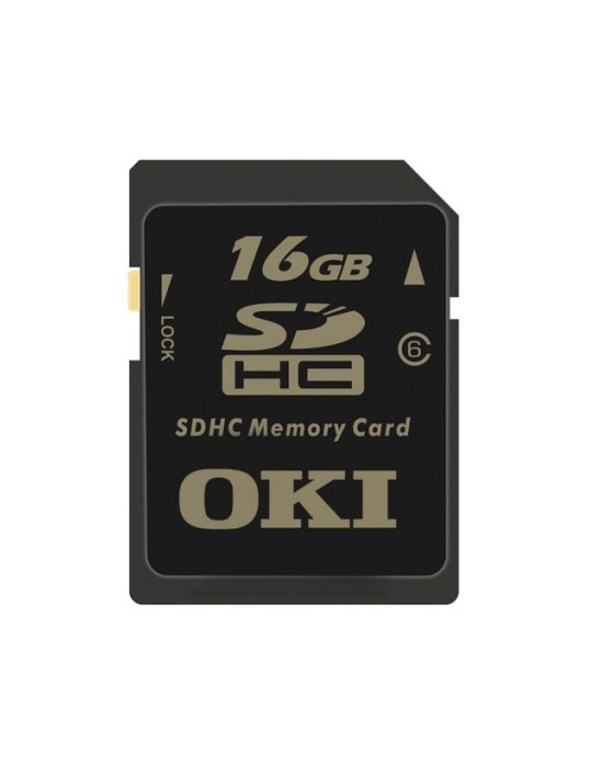 OKI - Paměťová karta flash - 16 GB - SDHC - pro OKI Pro8432; C813, 822, 823, 831, 833, 841, 843; ES 44848903