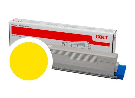 OKI Zlty toner do C824/C834/C844 (5 000 stran) 47095701