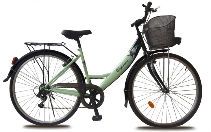 Olpran dámsky trekový bicykel Mercury Lux 28" mintová/černá 8595243843276