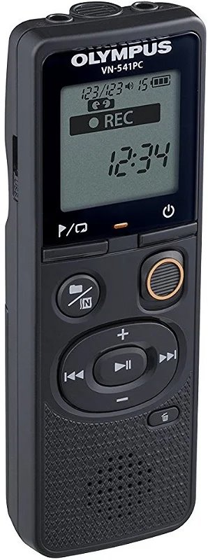 Olympus OM Digital VN-541PC black (4GB) with Alkaline Battery, microUSB Cable V420040BE000