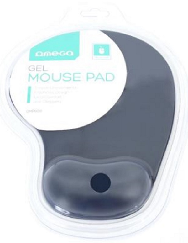 OMEGA gelová podložka pod myš modrá OMPGDB
