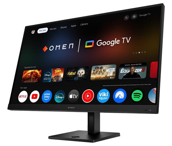 OMEN by HP 31.5 inch UHD 144Hz Smart Gaming Monitor 99Z68E9#ABB