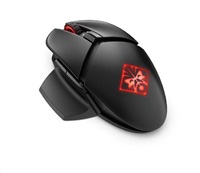 OMEN by HP Photon - Myš - 6 tlačítka - bezdrátový - bezdrátový přijímač USB - pro HP 24, M01; Chrom 6CL96AA#ABB
