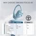 OneOdio Focus A5 bezdrátová náhlavní sluchátka s hybridní ANC, Bluetooth a Hi-Res zvuk, modrý 6974028141547