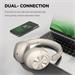 OneOdio Focus A6 bezdrátová náhlavní sluchátka s hybridní ANC, Bluetooth a Hi-Res zvuk, Bílá 6974028141776