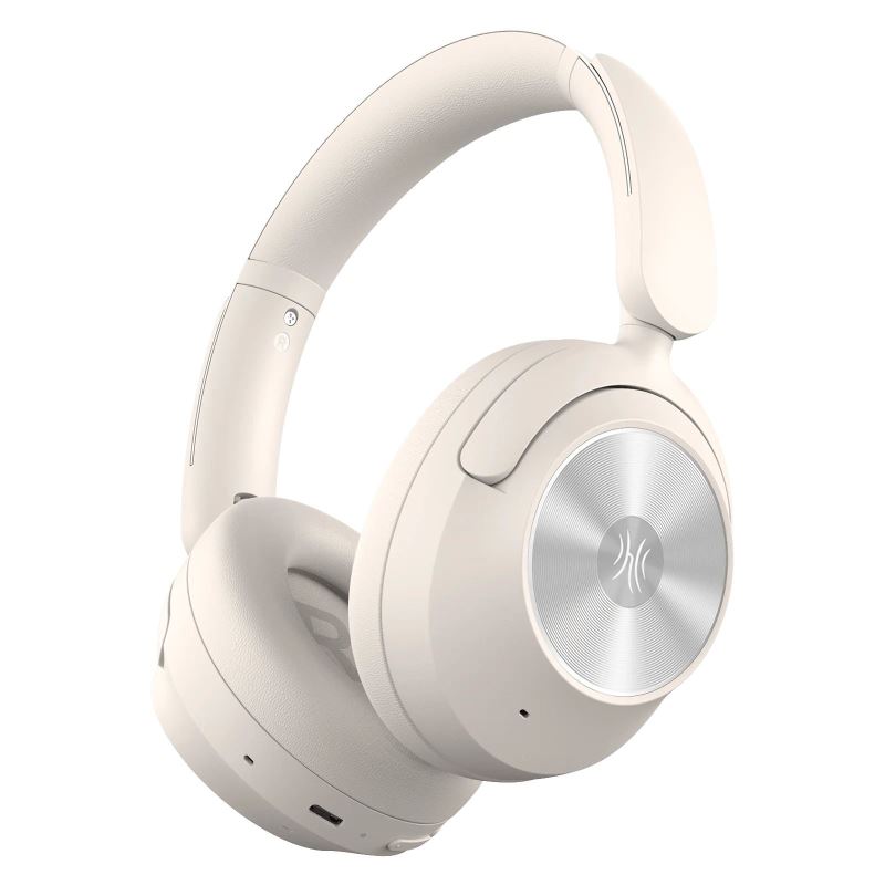 OneOdio Focus A6 bezdrátová náhlavní sluchátka s hybridní ANC, Bluetooth a Hi-Res zvuk, Bílá 6974028141776