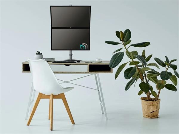 ONKRON Duálny stojan na monitor pre 13"-32", max 8 kg, čierny D208FS-B