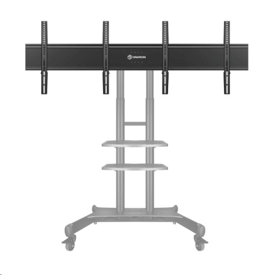 ONKRON Dvojobrazovkové VESA príslušenstvo pre TS1881 mobilný TV stojan, čierna SKON_ADV1881-B
