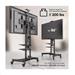 ONKRON Mobilný motorizovaný TV stojan s diaľkovým ovládaním, 50''- 86'' do 90 kg, TS1881 eLift VESA: 200x200 TS1881E-B