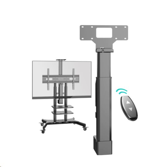 ONKRON motor zdvihu s diaľkovým ovládaním pre TV stojany ONKRON, čierny AMT1800-B