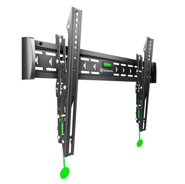 ONKRON TV náklopný držiak na stenu, 43" až 85", max 69 kg, čierny TM6-B
