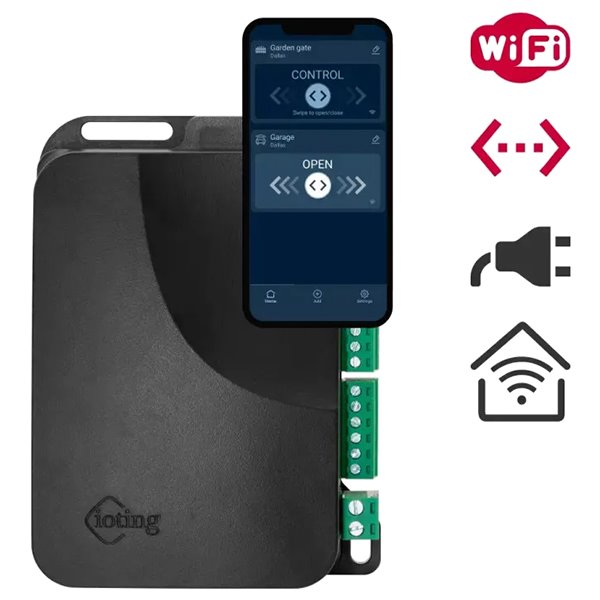 OPEN.ioting - inteligentný otvárač brán ovládaný mobilnou aplikáciou alebo smart hodinkami 074 02000