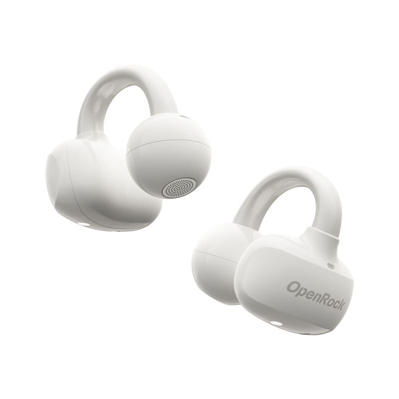OpenRock E – Sportovní otevřená bezdrátová sluchátka, Bluetooth, White 6974028141745