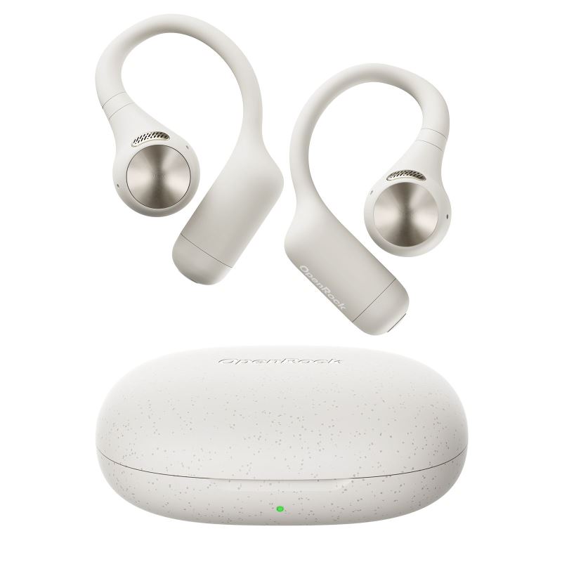 OpenRock S2 – Sportovní otevřená bezdrátová sluchátka, Bluetooth, White 6974028141714