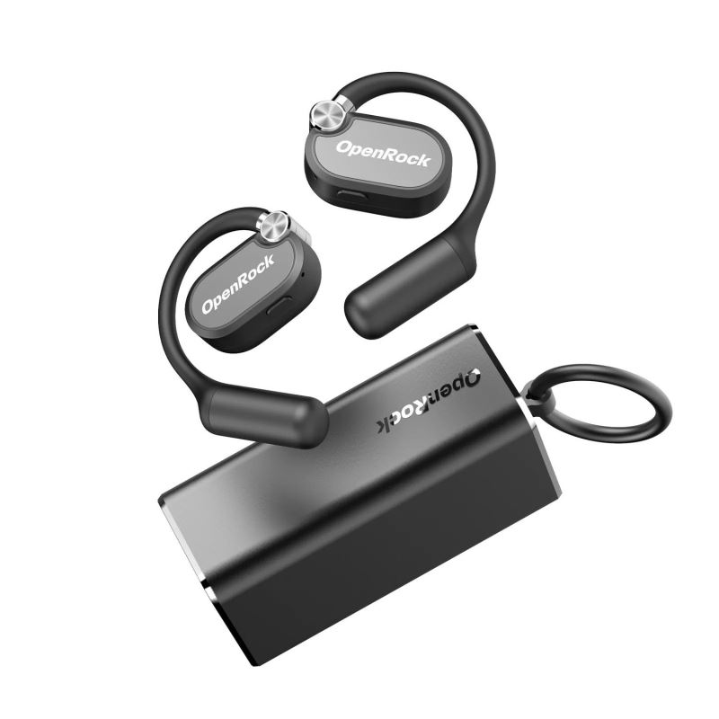 OpenRock X – Sportovní otevřená bezdrátová sluchátka, Bluetooth, černá 6974028141226