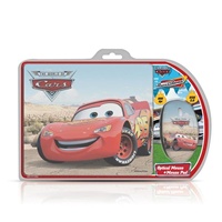 OPTICAL MOUSE + MOUSE PAD CARS DSY TP1002