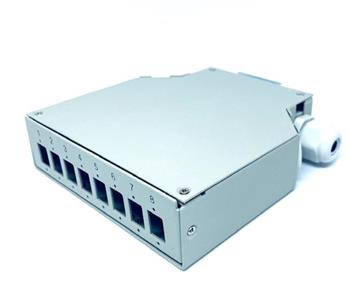 Optický box 8C na DIN lištu 8xSC Simplex 50271573079