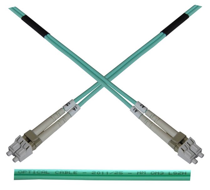 Optický duplex patch kábel 50/125, OM2, LC/LC, 1m 859558981329