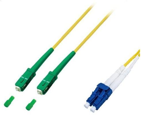 Optický duplex patch kábel 9/125, OS2, LC/SC(APC), 10m 1459