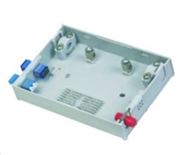 Optický mini rozvaděč, 4 porty, 1x průchozí kabel, 6 svarků, ST/SC/Duplex LC/pigtaily, stupačkové/průběžné ORS-416A