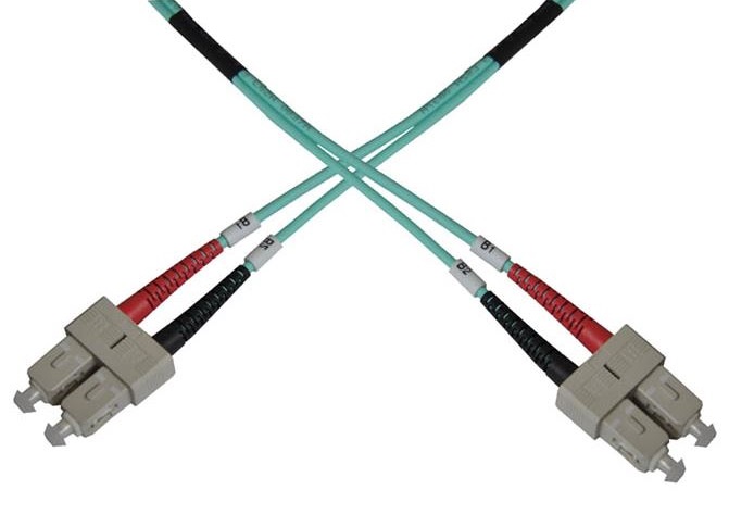 Optický patch kabel duplex SC-SC 50/125 MM 7m OM3 8595589813247