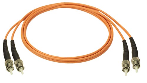 Optický patch kabel duplex ST-ST 50/125 MM 0,5m OM3 502710680198