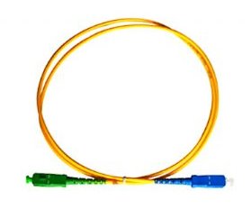 Optický simplex patch kábel 9/125, OS2, SC(PC)/SC(APC), 1m 14501