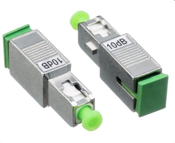 Optický útlumový článek SC/APC male-female 10 dB ATT-SC/APC