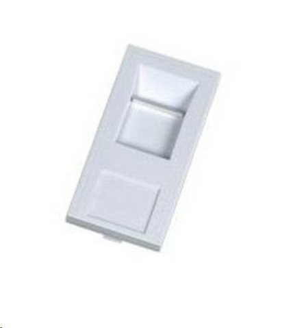 Optix Nosná maska 22,5x45mm do parapetnej lišty biela