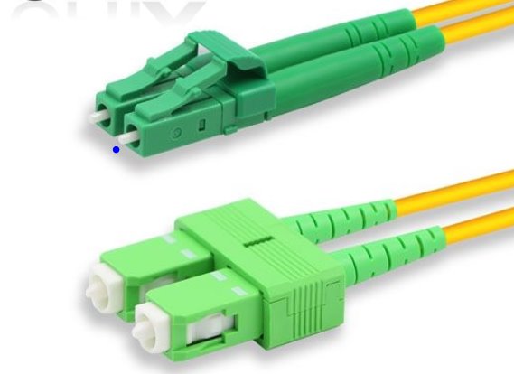 OPTIX Optický duplex Patch kábel 9/125, LC/APC - SC/APC, 1m 1482