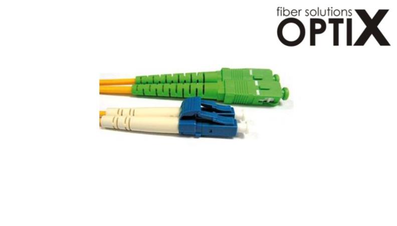 OPTIX SC/APC-LC optický patch cord 09/125 0,5m 145395