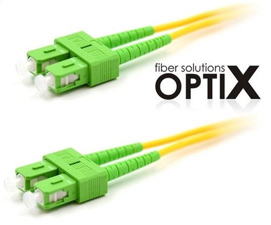 OPTIX SC/APC-SC/APC optický patch cord 09/125 0,5m G657A 144001