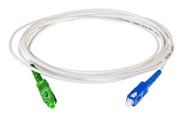 OPTIX SC/APC-SC FLEXI optický patch cord G.657B3 2mm 1m bílý simplex 0620