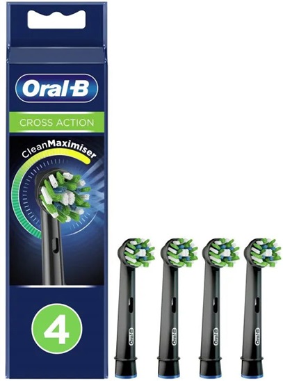 Oral-B EB 50-4 PRO Cross Action Black Kefkove hlavice 8006540847671