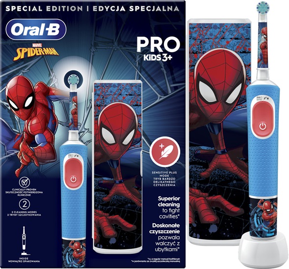 Oral-B Vitality Pro Kids Spiderman +case 8006540773567