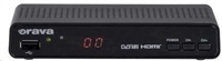 Orava DVB-30 digitální pozemní přijímač DVB-T2, HD, HEVC, PVR, paměť pro 500 programů, SCART, HDMI, ethernet, černá