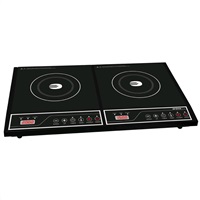 Orava VP-40i indukční dvouplotýnka, 3500 W, LED displej, časovač, 8 úrovní výkonu, 18 dB, černá