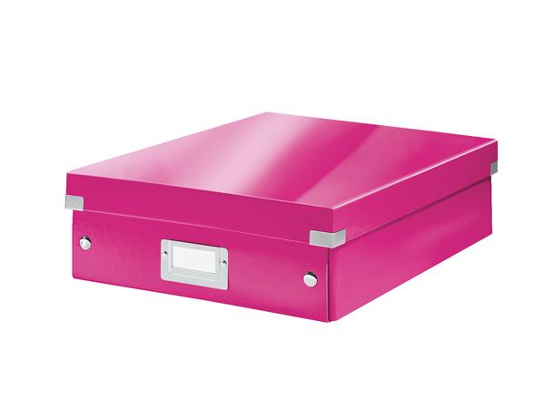 Organizační box Leitz Click&Store, velikost M, růžová 60580023