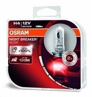 OSRAM autožárovka H4 NIGHT BREAKER SILVER 12V 60/55W P43T (Duo-Box) 64193NBS-HCB