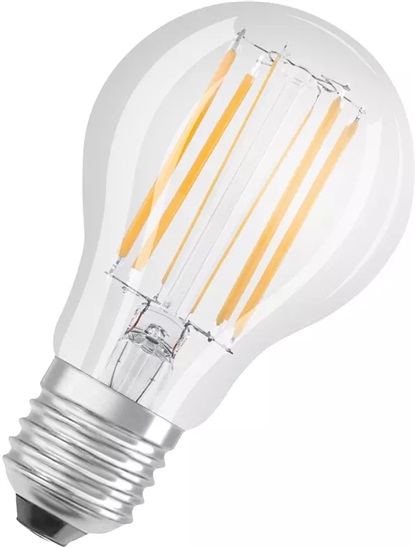 OSRAM LED Filament VALUE ClasA 230V 8W 840 E27 noDIM A++ Sklo čiré 1055lm 4000K 10000h (krabička 1ks) 4058075288683