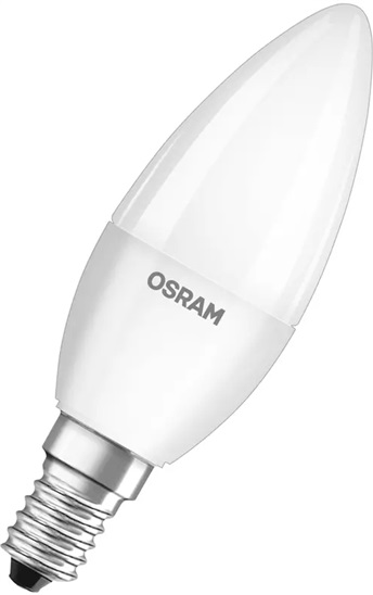 OSRAM LED VALUE ClasB 230V 5,5W 865 E14 noDIM A+ Plast matný 470lm 6500K 10000h (krabička 1ks) 4052899971066