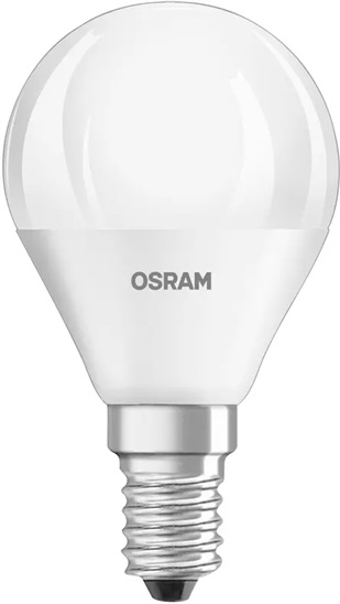 OSRAM LED VALUE ClasP 230V 5,5W 827 E14 noDIM A+ Plast matný 470lm 2700K 10000h (krabička 1ks) 4058075147898