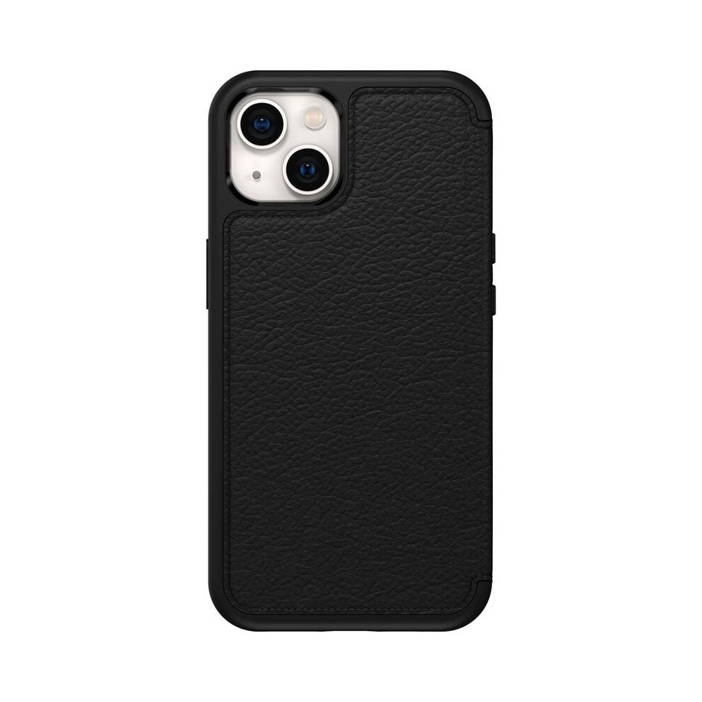 OtterBox puzdro Strada Leather Folio pre iPhone 13 - Shadow Black 77-85812