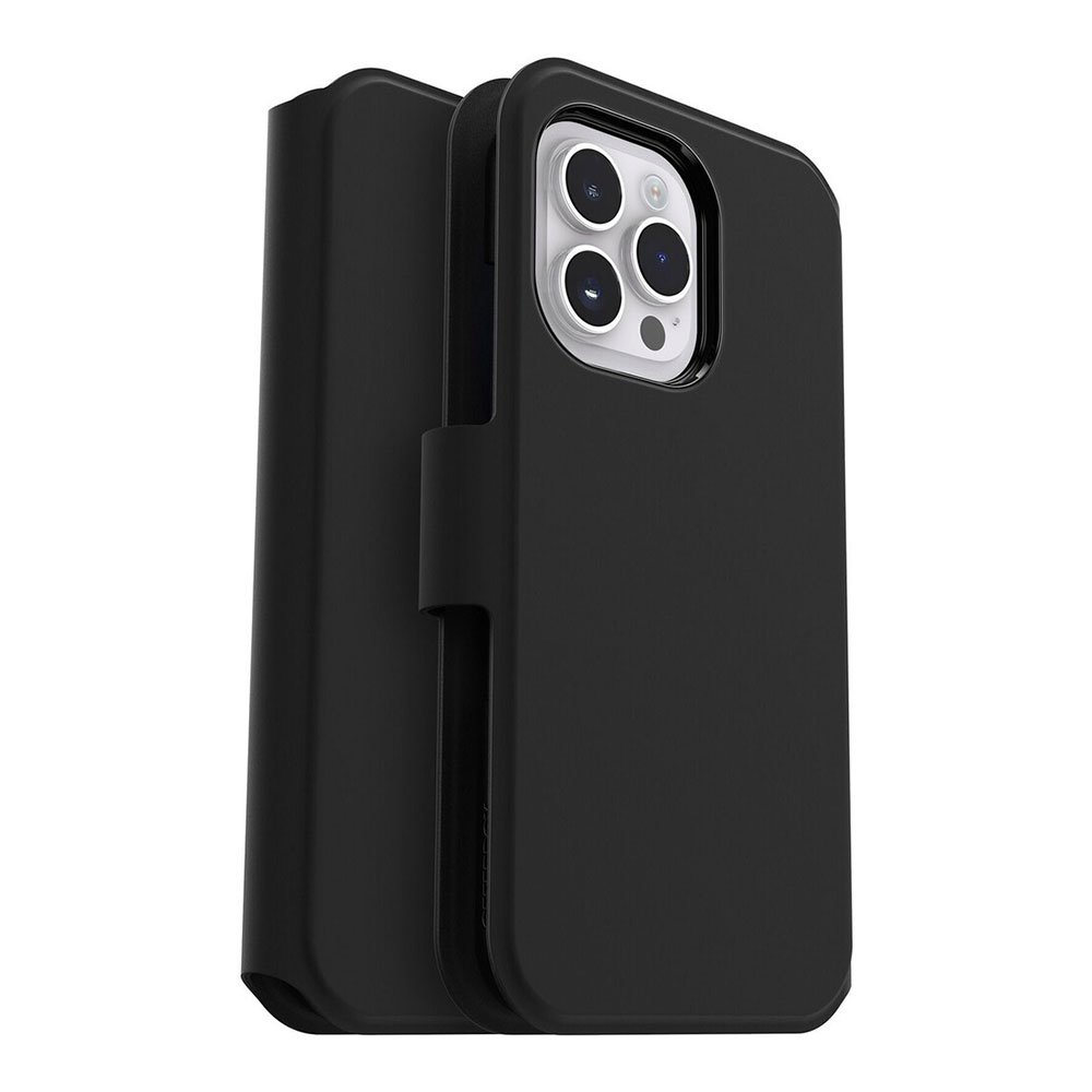 OtterBox puzdro Strada Via Wallet Case pre iPhone 14 Pro Max - Black Night 77-88742